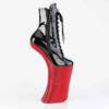 Pleaser - FORBIDDEN1020BEJ Bottes de plateforme, Pole dance chaussures - Noir/Rouge Product image